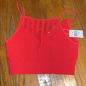 Coral colored top